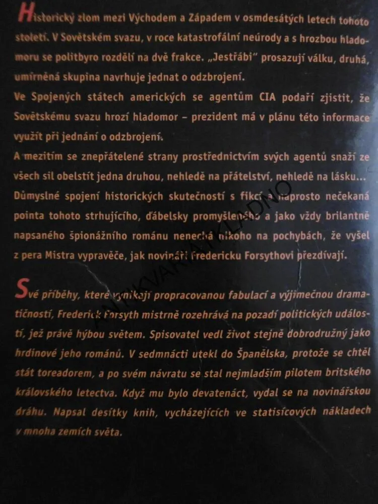 ĎÁBLOVA ALTERNATIVA, FREDERICK FORSYTH, **an
