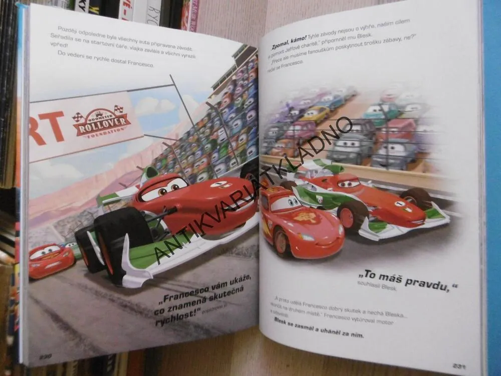 NEJKRÁSNĚJŠÍ KOLEKCE, BLESK MCQUEEN, AUTA, WALT DISNEY, **an