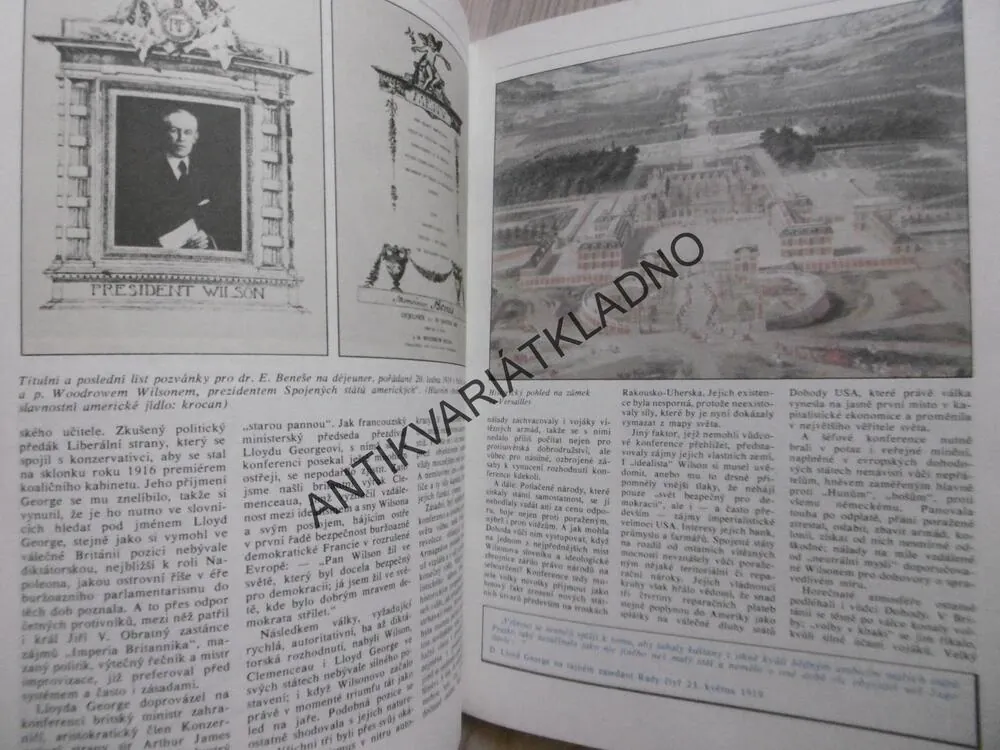 JAK SE DĚLAL MÍR V ROCE 1919, ČESKOSLOVENSKO NA KONFERENCI VE VERSAILLES, ANTONÍN KLIMEK, SLOVO K HISTORII
