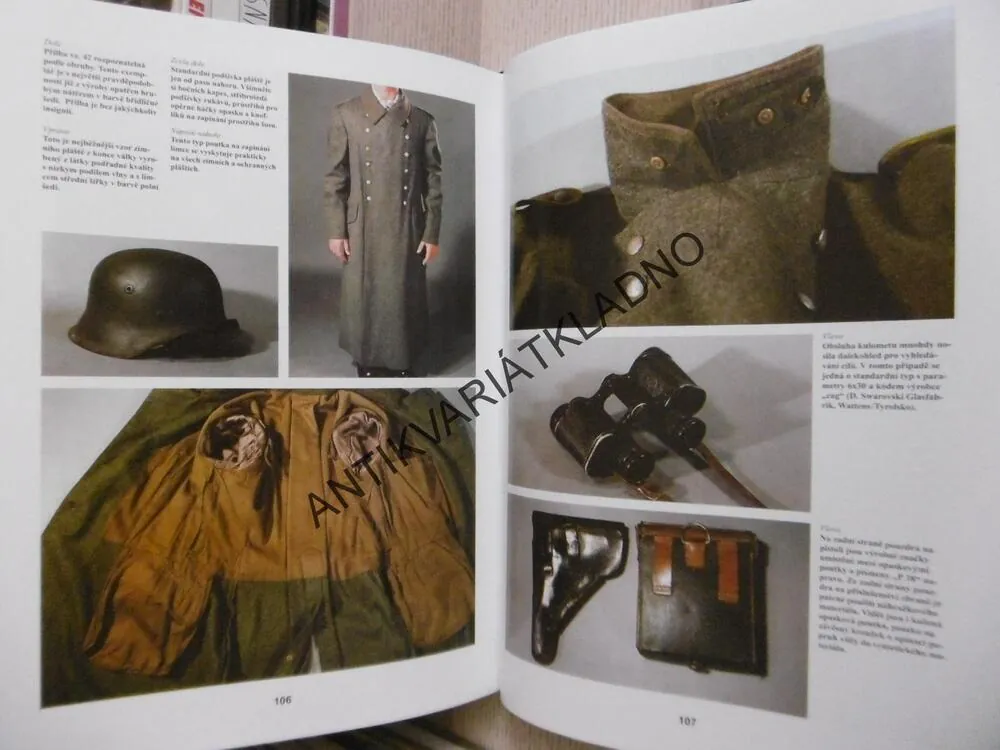 UNIFORMY NĚMECKÉ ARMÁDY ZA 2. SVĚTOVÉ VÁLKY, SLOVEM I OBRAZEM, WADE KRAWCZYK, **an