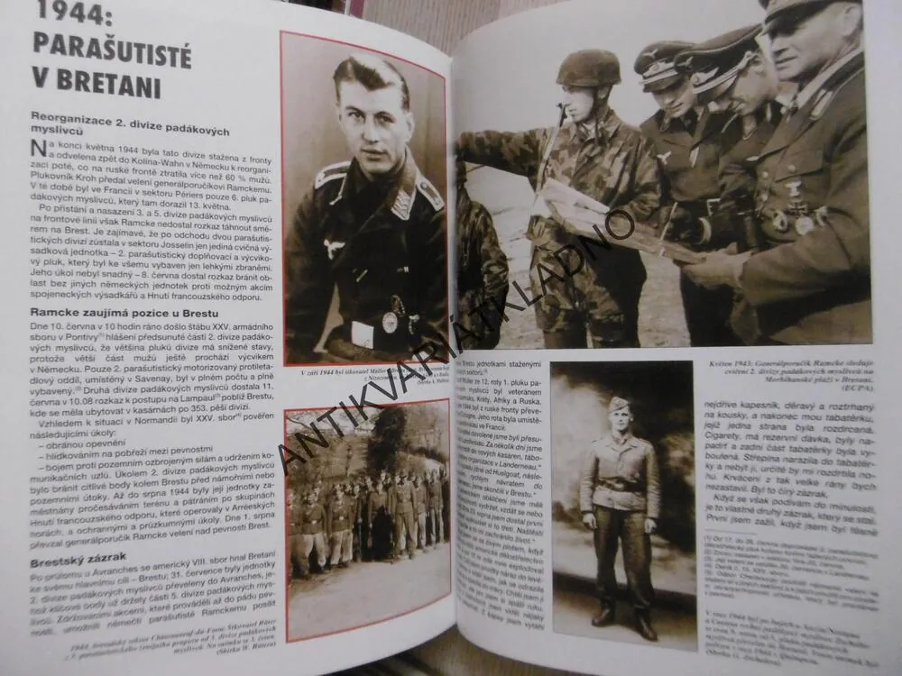 ZELENÍ ĎÁBLOVÉ, NĚMECKÉ PARAŠUTISTICKÉ JEDNOTKY, 1939 - 1945, JEAN-YVES NASSE, **an