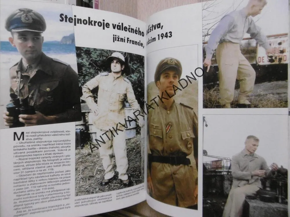 AFRIKAKORPS, TROPICKÉ STEJNOKROJE NĚMECKÉ ARMÁDY, 1940 - 1945, JACQUES SCIPION, YVES BASTIEN, **an
