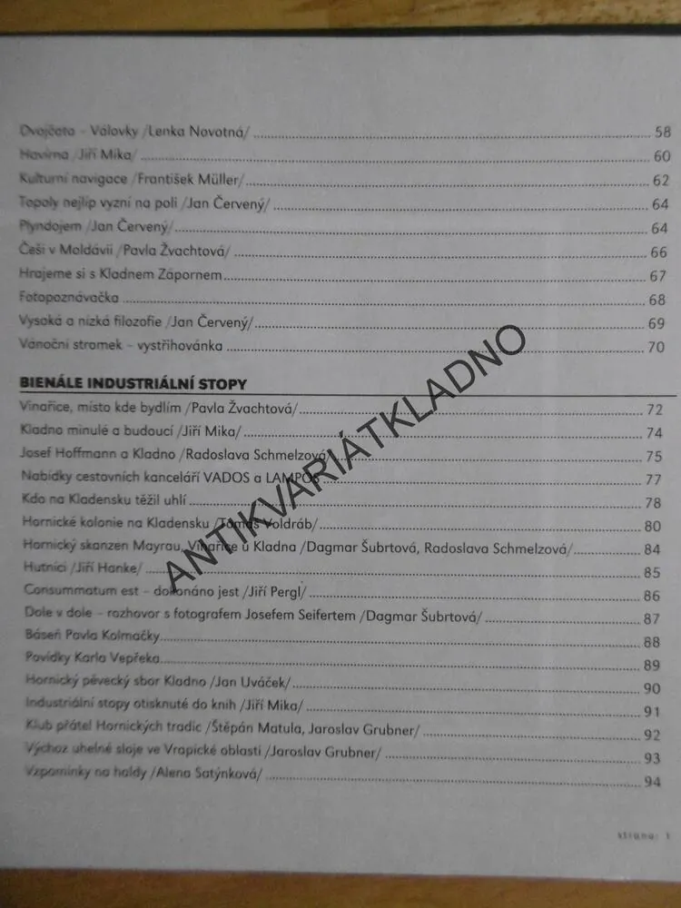 KLADNO ZÁPORNO 3., 2007, KULTURNÍ REVUE