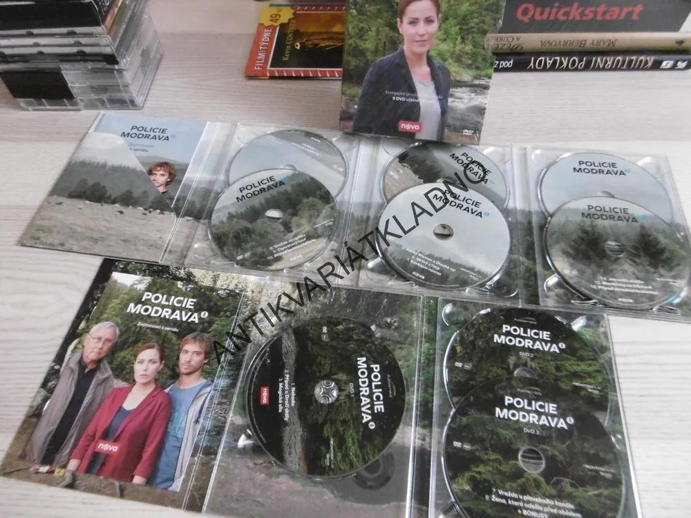 POLICIE MODRAVA, KOMPLETNÍ PRVNÍ A DRUHÁ ŘADA, 9 DVD VČETNĚ BONUSŮ