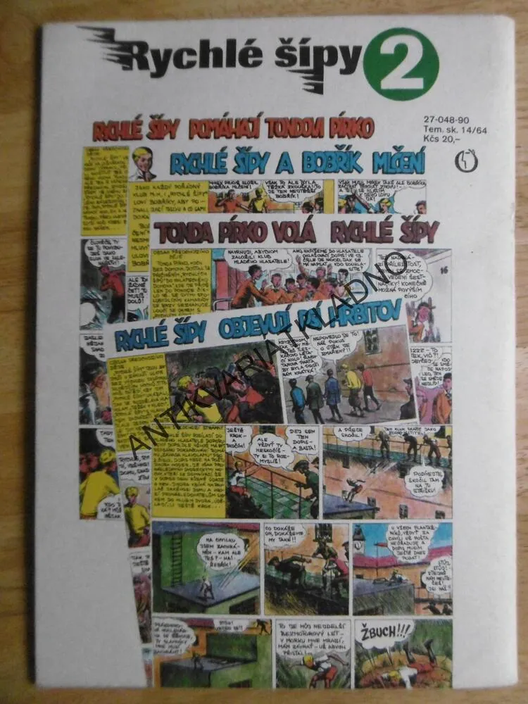 RYCHLÉ ŠÍPY,2., FOGLAR, FISCHER, KOMIKS, 1990