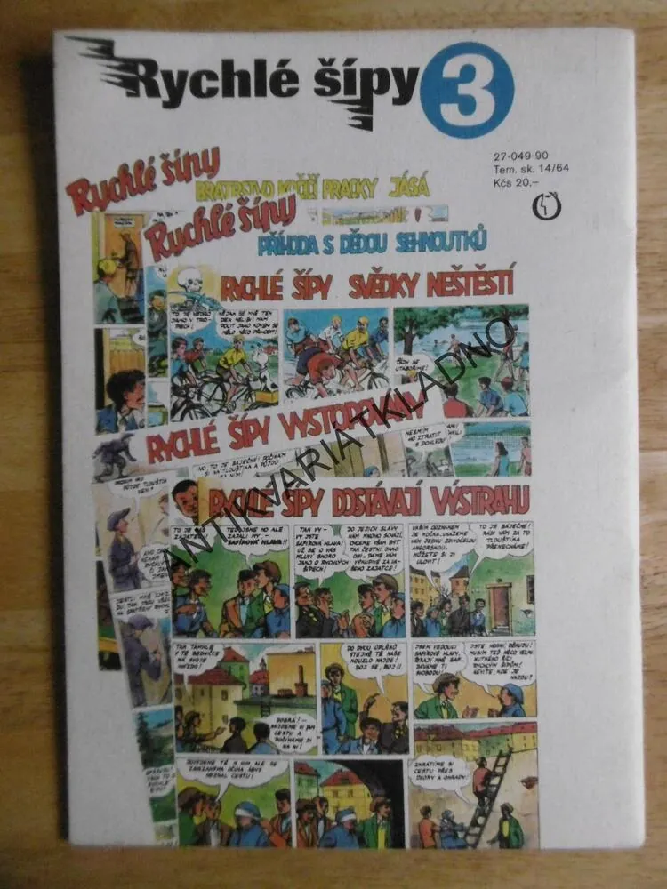 RYCHLÉ ŠÍPY,3., FOGLAR, FISCHER, KOMIKS, 1990