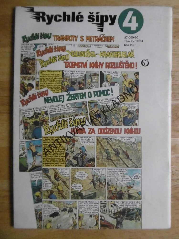 RYCHLÉ ŠÍPY,4., FOGLAR, FISCHER, KOMIKS, 1990