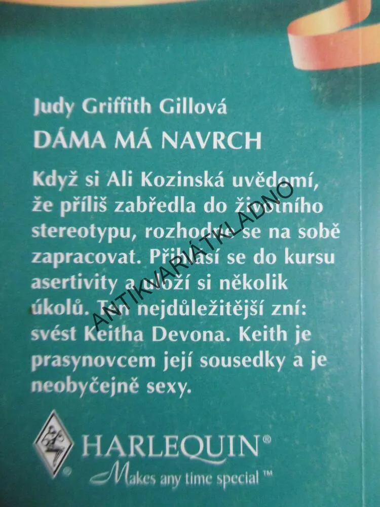 DÁMA MÁ NAVRCH, JUDY GRIFFITH GILLOVÁ, **an