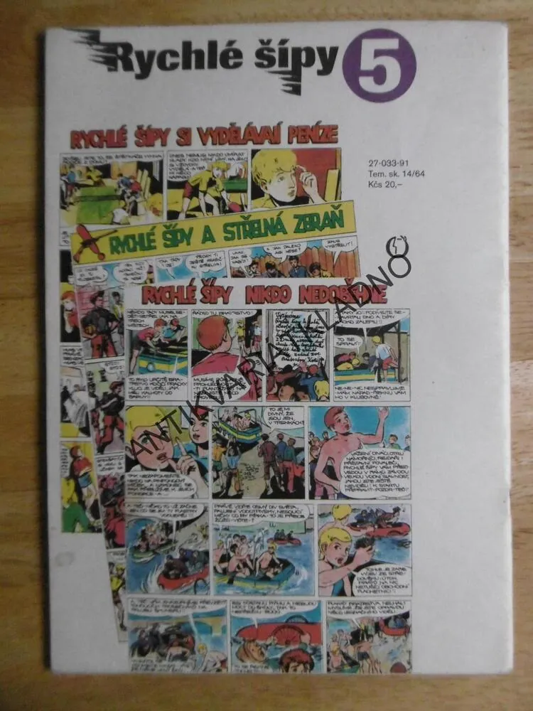 RYCHLÉ ŠÍPY,5., FOGLAR, FISCHER, KOMIKS, 1990