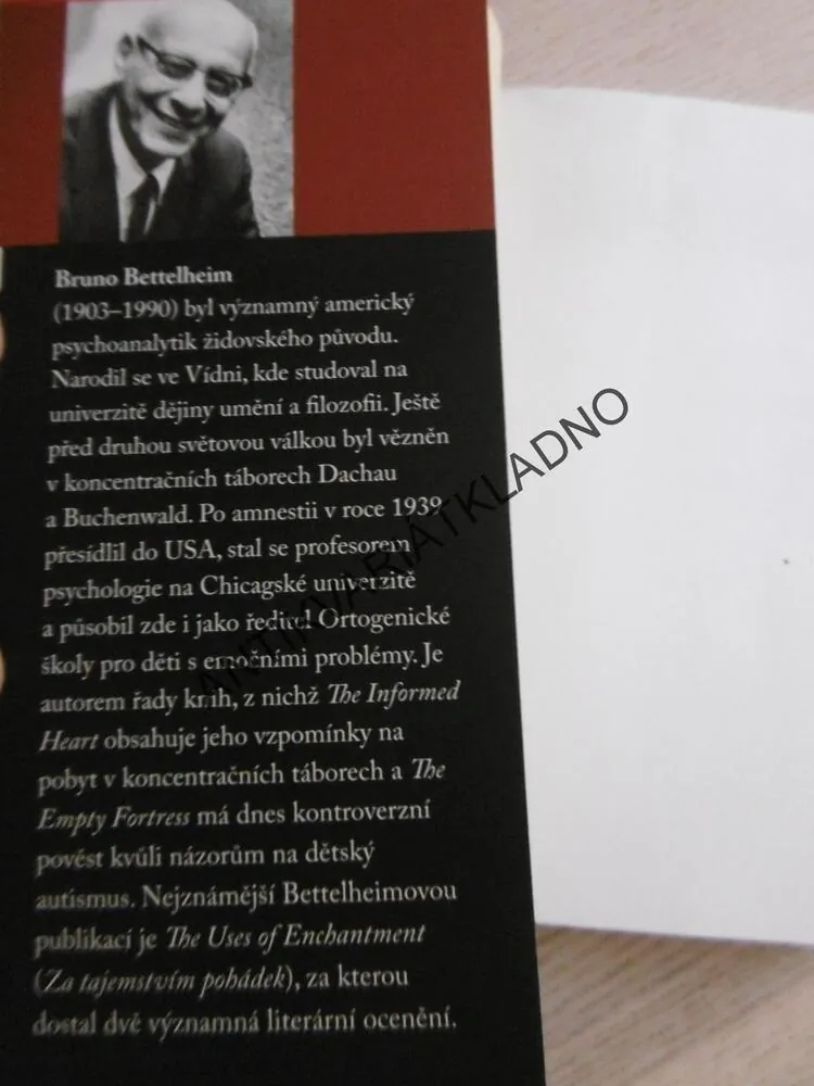 ZA TAJEMSTVÍM POHÁDEK, BRUNO BETTELHEIM, **an