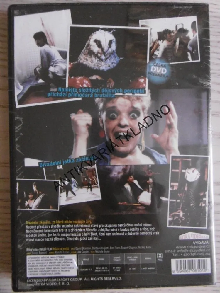HRŮZA NA JEVIŠTI, DVD FILM
