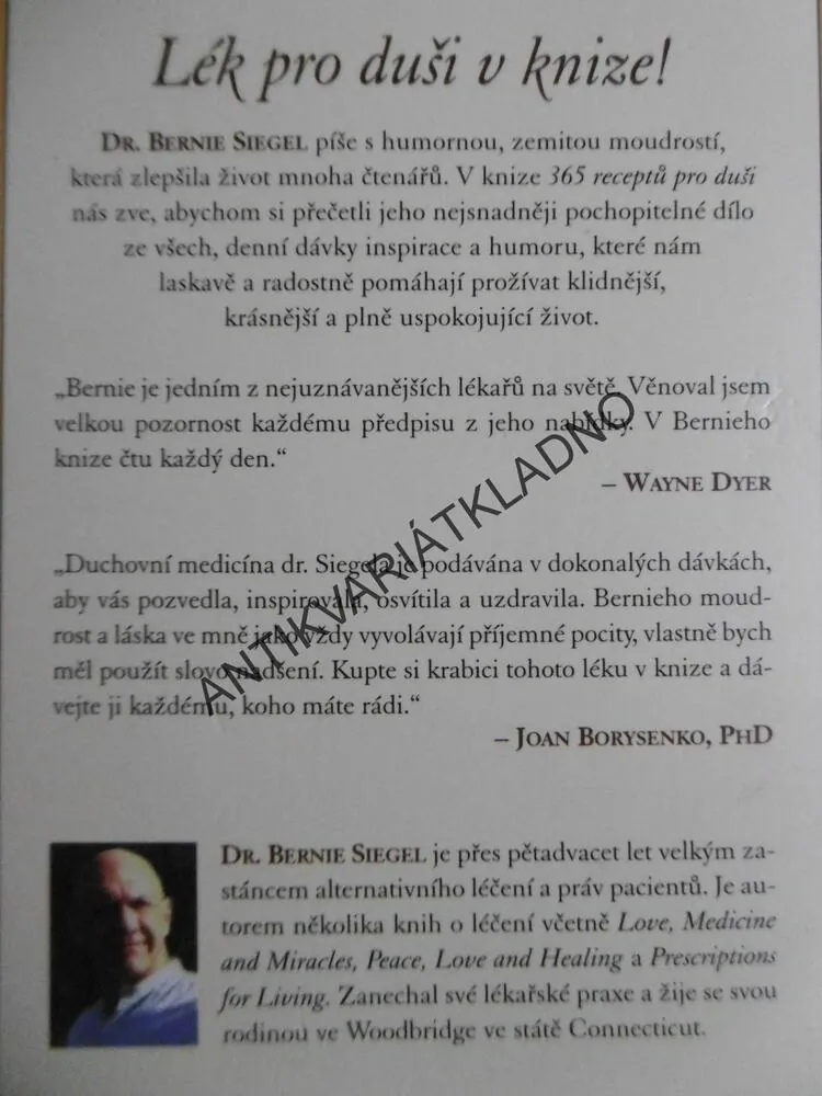 365 RECEPTŮ PRO DUŠI, BERNIE S. SIEGEL, **an