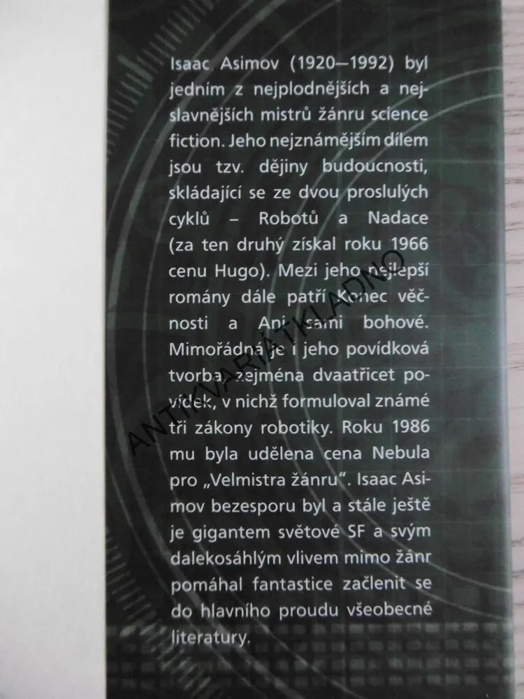 KONEC VĚČNOSTI, ISAAC ASIMOV, **an