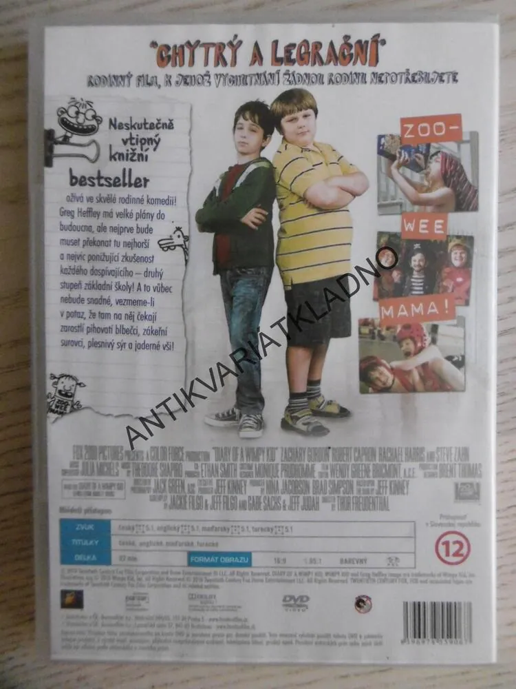 DENÍK MALÉHO POSEROUTKY, DVD FILM
