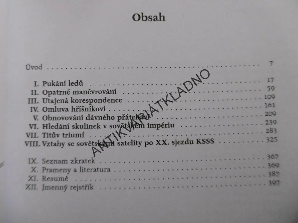 JUGOSLÁVIE A VÝCHODNÍ BLOK 1953-1958, JAN PELIKÁN, **an