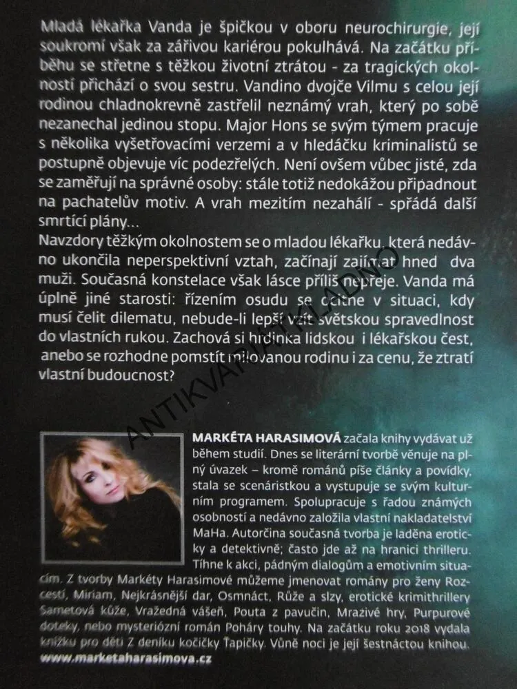 VŮNĚ NOCI, MARKÉTA HARASIMOVÁ, **an