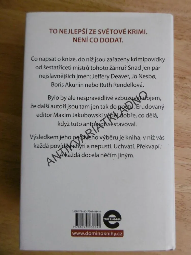 SVĚTOVÉ KRIMIPOVÍDKY, NESBO, DEAVER, RANKIN A DALŠÍCH 33 AUTORŮ
