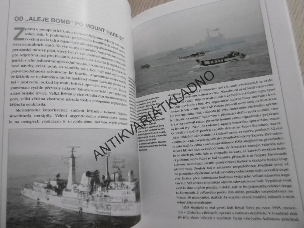 VÁLKA O FALKLANDY 1982, VELKÉ BITVY HISTORIE 16, VÁLKA, **an