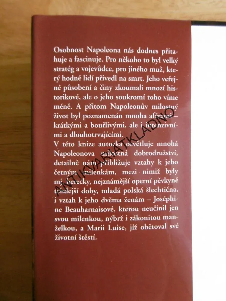 NAPOLEONOVY LÁSKY, NAPOLEON, SIGRID-MARIA GRÖSSINGOVÁ, **an