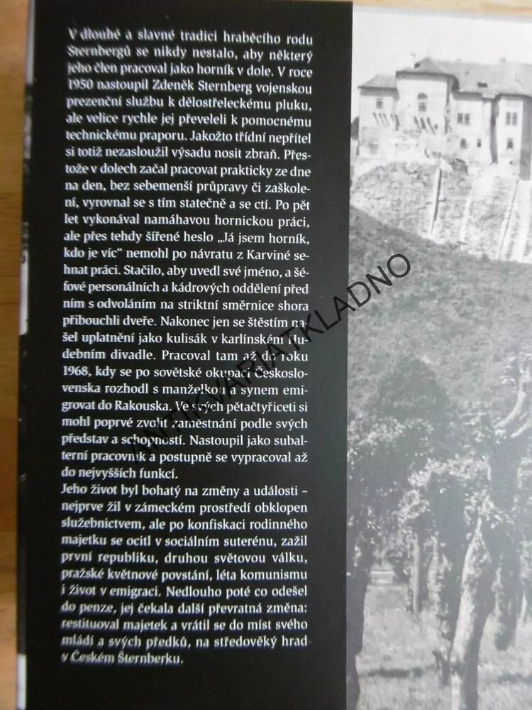 ARISTOKRAT, ŽIVOT ZDEŇKA STERNERGRA, VLADIMÍR VOTÝPKA