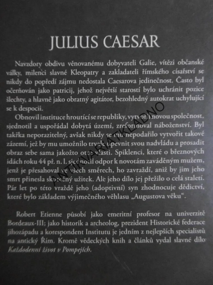 JULIUS CAESAR, ROBERT ETIENNE, **an