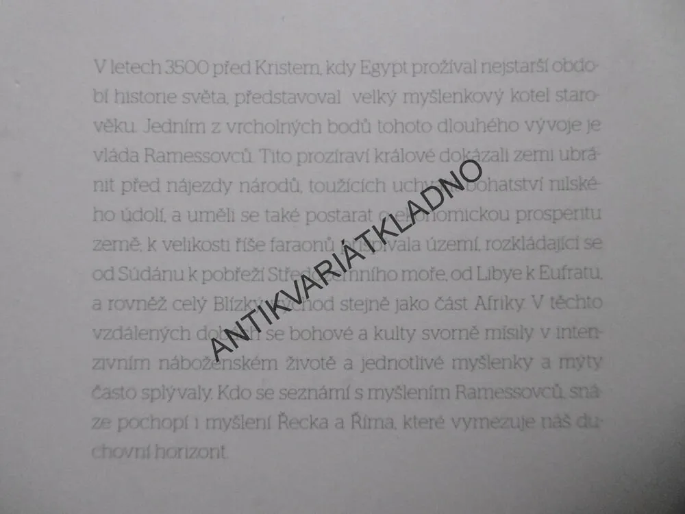 RAMESSOVA ŘÍŠE, VLÁDA JEDNÉ DYNASTIE, CLAIRE LALOUETTOVÁ, **an