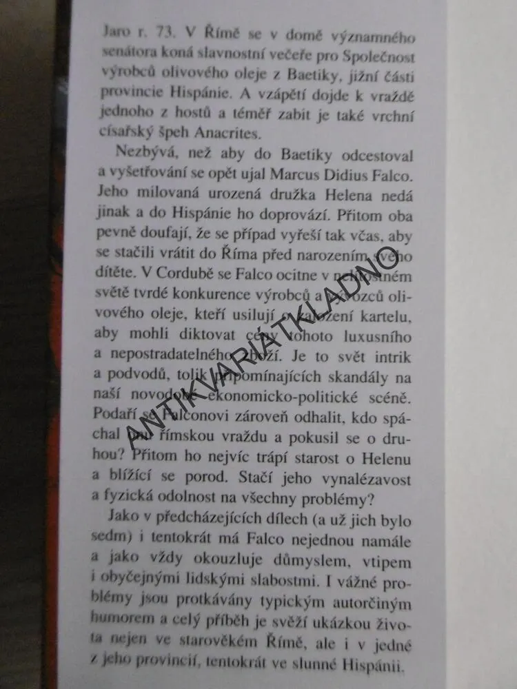 SOUMRAK V CORDUBĚ, LINDSEY DAVISOVÁ, **an