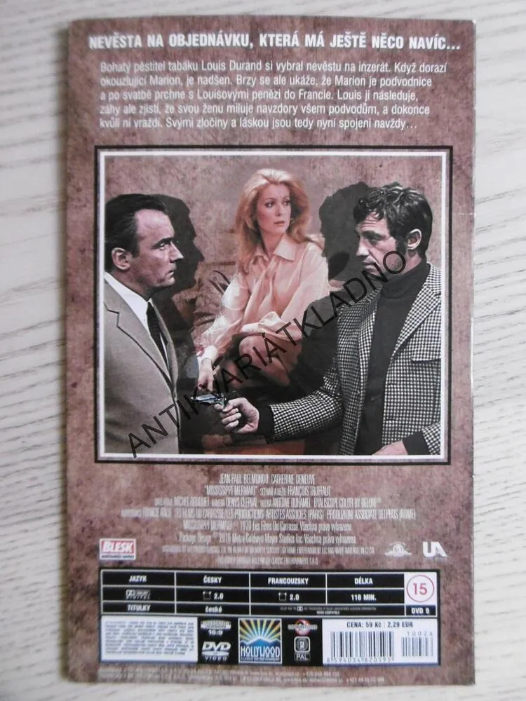 SIRÉNA OD MISSISSIPPI, DVD FILM