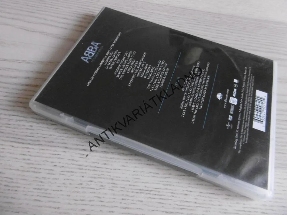 ABBA, NUMBER ONES, DVD HUDBA