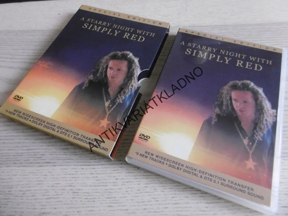 A STARRY NIGHT WITH SIMPLY RED, DVD HUDBA