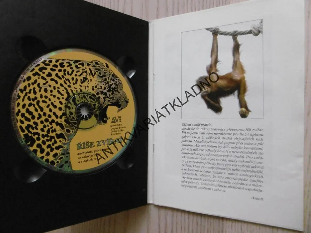 ŘÍŠE ZVÍŘAT, CD MLUVENÉ SLOVO + TEXTOVÁ ČÁST