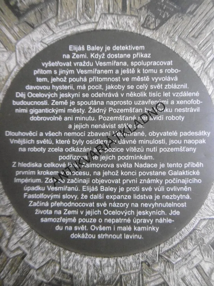 OCELOVÉ JESKYNĚ, ISAAC ASIMOV, **an
