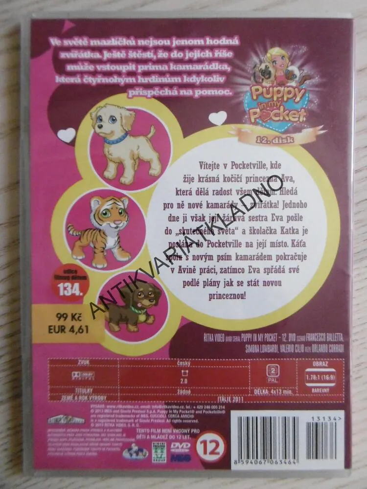 PUPPY IN MY POCKET, DVD FILM