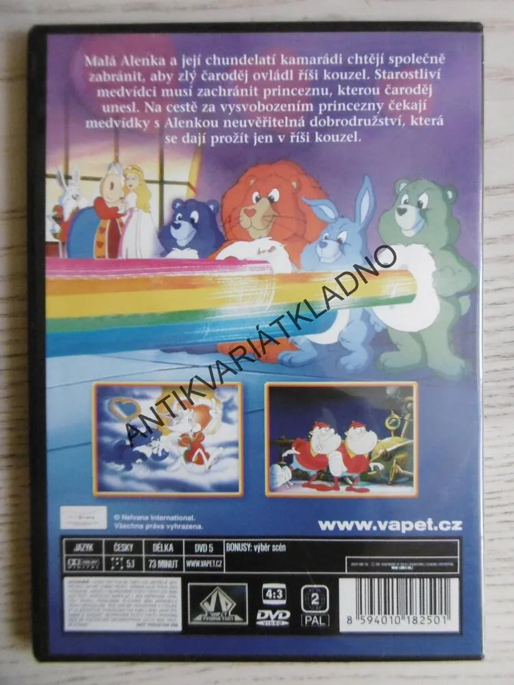 STAROSTLIVÍ MEDVÍDCI V ŘÍŠI KOUZEL, DVD FILM