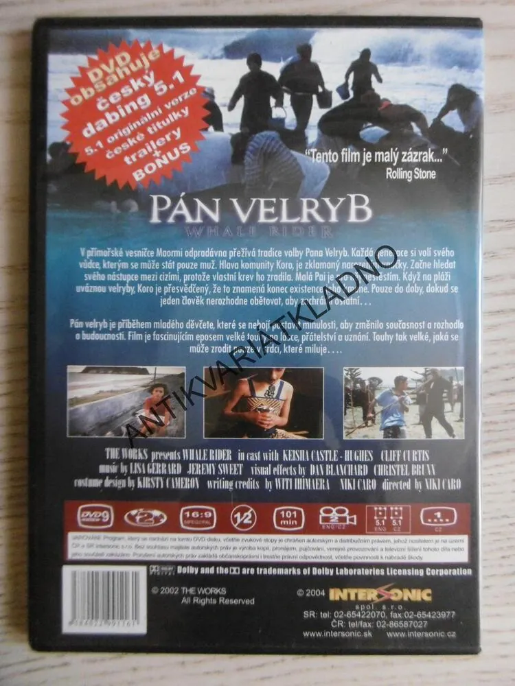 PÁN VELRYB, DVD FILM