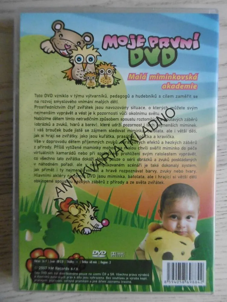 MOJE PRVNÍ DVD, MALÁ MIMINKOVSKÁ AKADEMIE, DVD FILM
