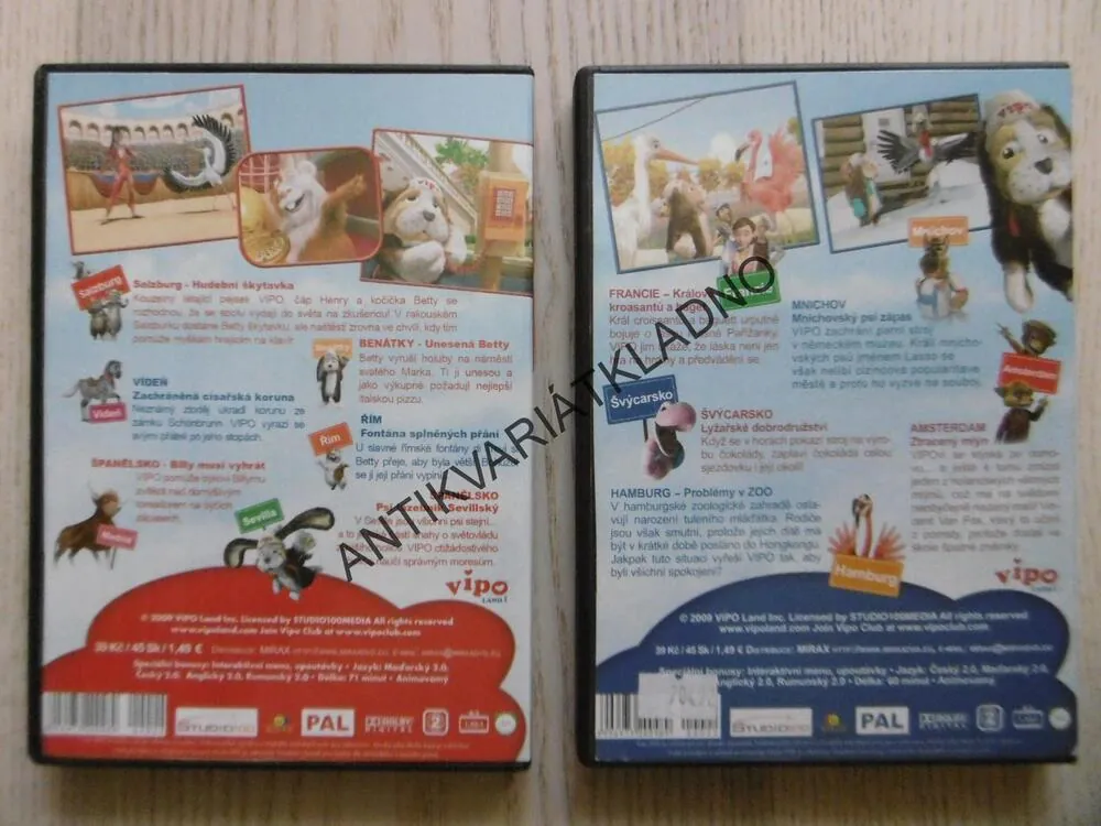 LÉTAJÍCÍ PEJSEK VIPO, 1-2, DVD FILM