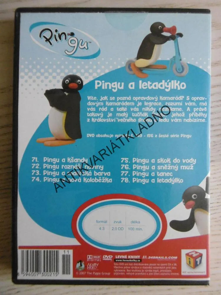 PINGU A LETADÝLKO, DVD FILM