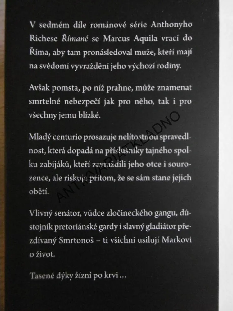 ŘÍMANÉ, CÍSAŘOVI ZABIJÁCI, ANTHONY RICHES, **an