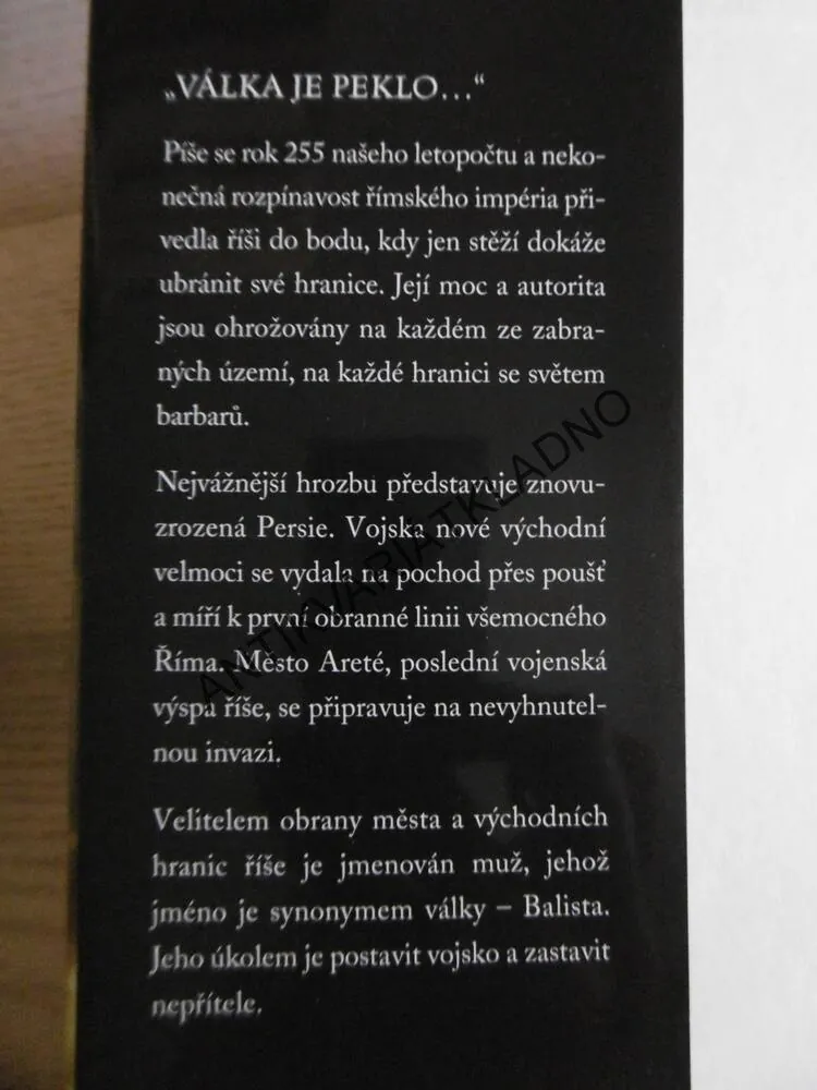 ŘÍMSKÝ VÁLEČNÍK, POŽÁR NA VÝCHODĚ, HARRY SIDEBOTTOM, **an