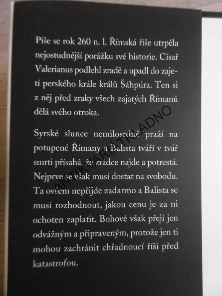 ŘÍMSKÝ VÁLEČNÍK, LEV POUŠTĚ, HARRY SIDEBOTTOM, **an