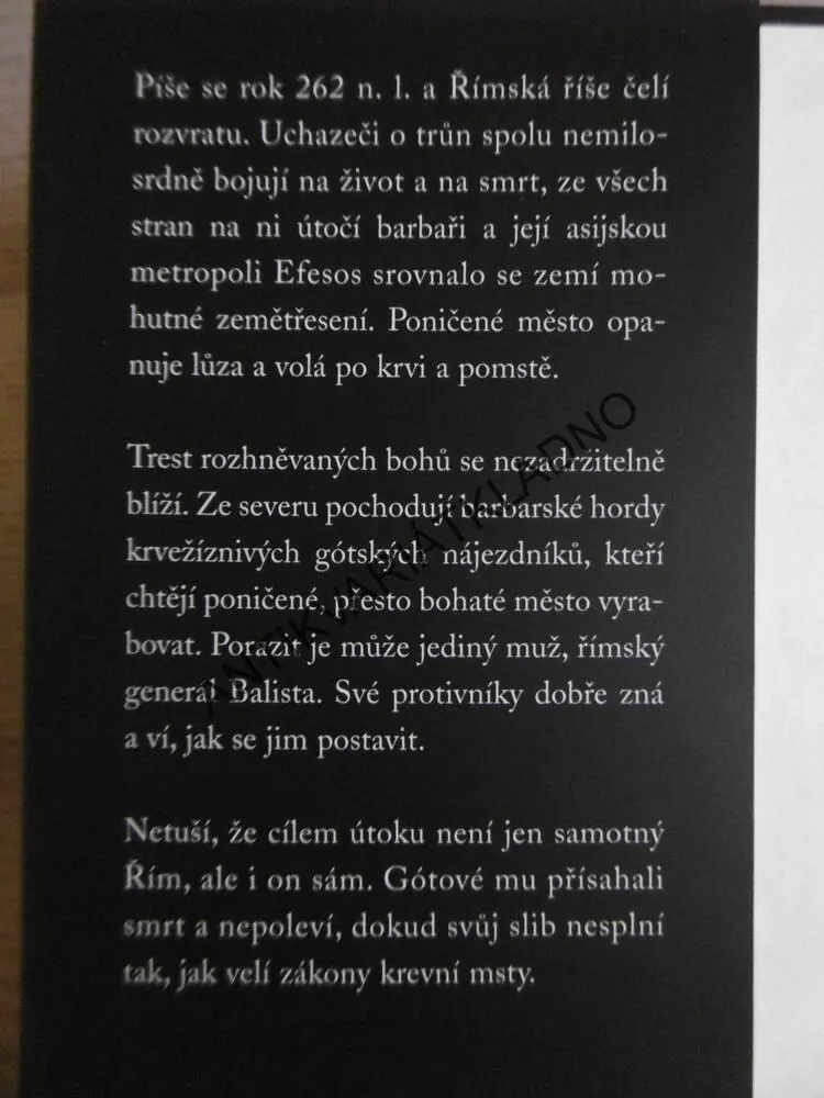 ŘÍMSKÝ VÁLEČNÍK, KASPICKÁ BRÁNA, HARRY SIDEBOTTOM, **an