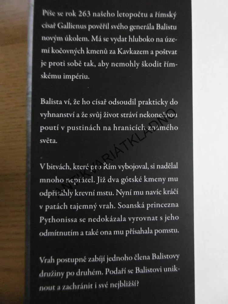 ŘÍMSKÝ VÁLEČNÍK, VLCI SEVERU, HARRY SIDEBOTTOM, **an