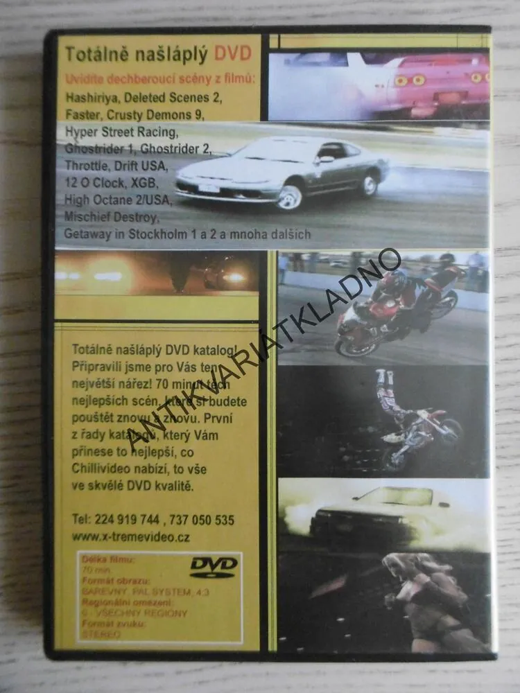 THE BEST OF CHILIVIDEO.CZ, MOTOCYKL, DVD FILM