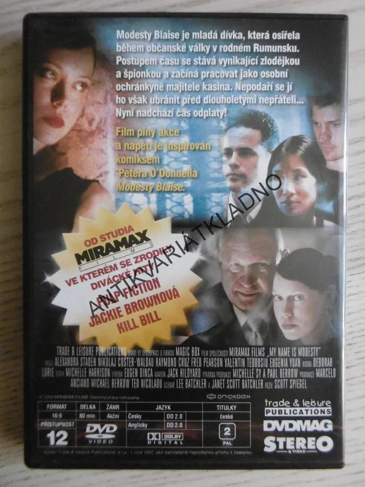 MODESTY, QUENTIN TARANTINO, DVD FILM