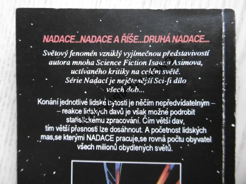 DRUHÁ NADACE, ISAAC ASIMOV, **an