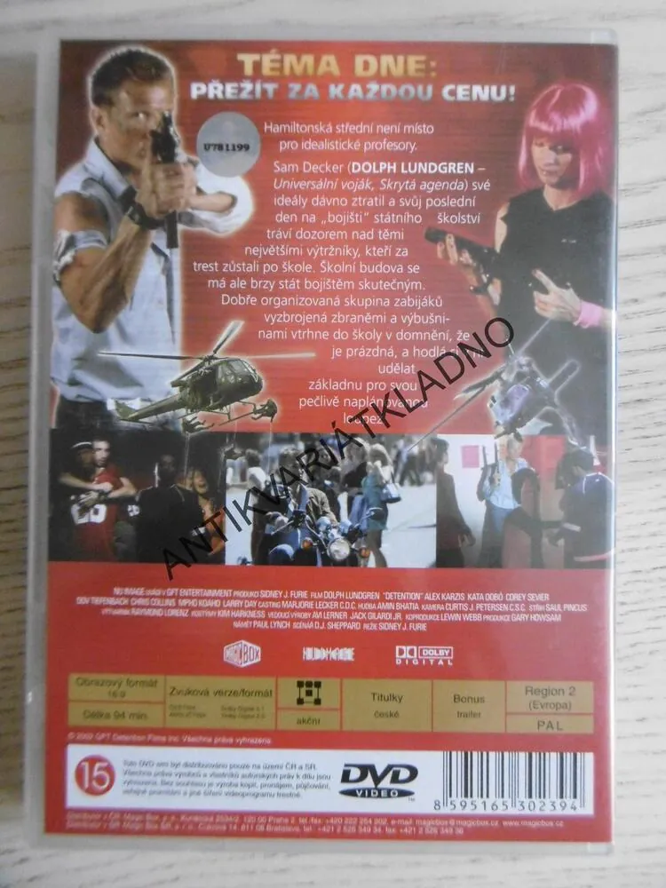 MASAKR NA STŘEDNÍ ŠKOLE, DVD FILM