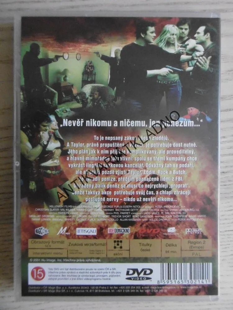 TĚŽKÝ PRACHY, DVD FILM