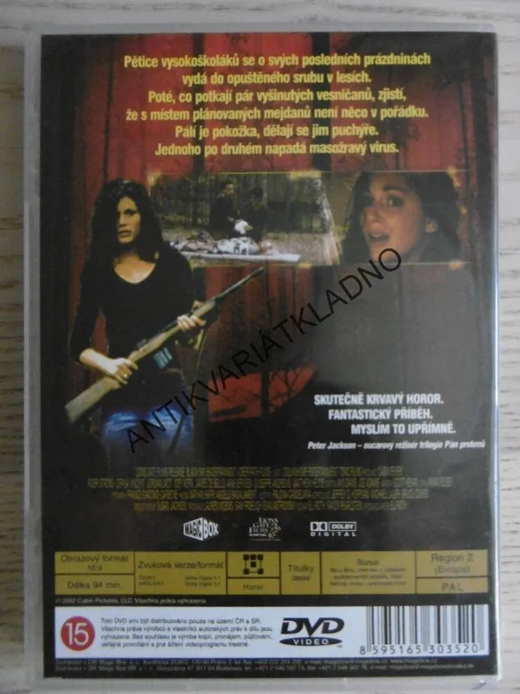 CABIN FEVER, DVD FILM