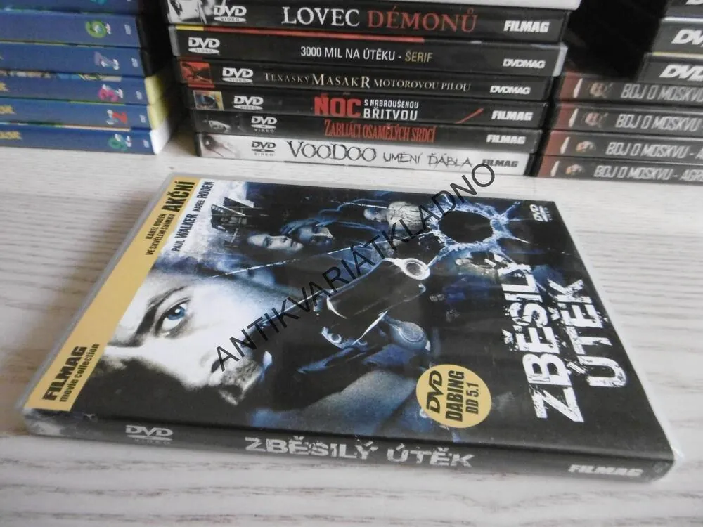 ZBĚSILÝ ÚTĚK, DVD FILM 